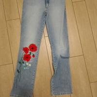 Jeans Blumarine con ricamo  taglia 44