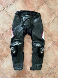 pantaloni pelle alpinestars donna