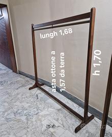 stand appendiabiti in legno massello
