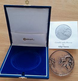 Medaglia d'arte Aligi Sassu ediz.limitata 111/150