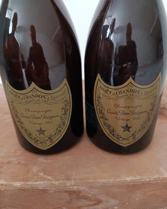 champagne dom perignon 1971 e 1978