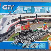 Treno Lego city con espansione binari e scambi