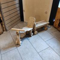 Cavalcabile artigianale per bimbi