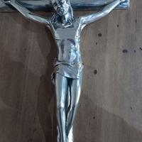 Crocifisso placato argento