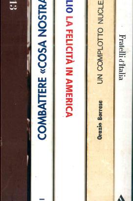 Lotto 5 libri Saggistica Politica Attualità