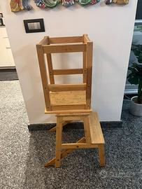 Sgablello/torre per bimbi stile montessoriank