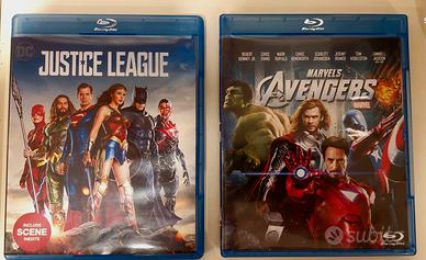 Justice League e The Avengers Bluray