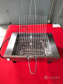 bistecchiera elettrica acciaio inox 
