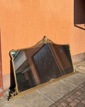 Specchiera anni 40 antica con cornice lavorata