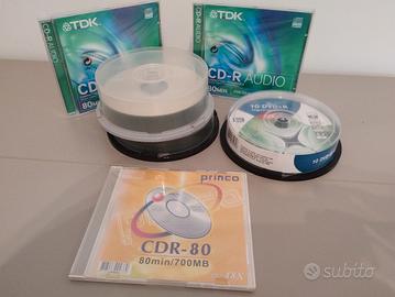 Lotto 30 cd + 10 Dvd-r da masterizzare