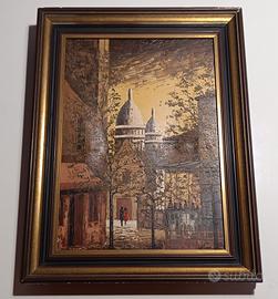 Dipinto a olio su tela 1974 – Veduta di Parigi