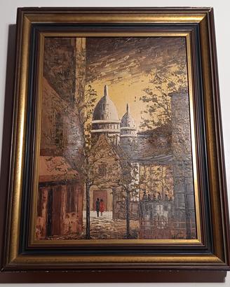 Dipinto a olio su tela 1974 – Veduta di Parigi