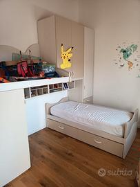 cameretta bambini 2 letti