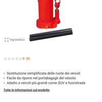 Cric idraulico a bottiglia 5 tonnellate