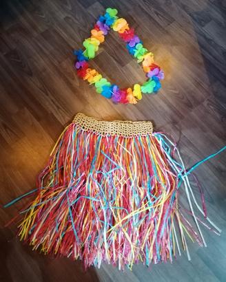 vestito hawaiana bambina 