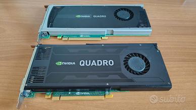 Schede Video Nvidia Quadro 4000 e K4000 3GB DDR5