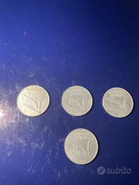 Lotto 4 Monete 10 Lire Spiga 1952 Repubblica Ital