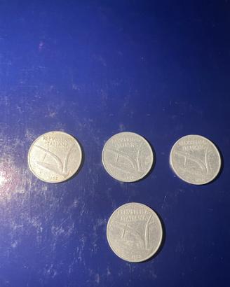 Lotto 4 Monete 10 Lire Spiga 1952 Repubblica Ital
