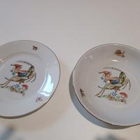 Coppia piatti Thuringia decorazione bambini
