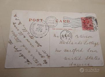 Cartolina 1904 Scozia per USA - Interno Fabbrica S