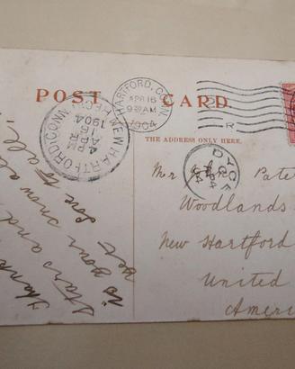 Cartolina 1904 Scozia per USA - Interno Fabbrica S