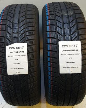 2 GOMME 225 55 17 CONTINENTAL A1793