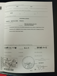 Barca da pesca con licenza