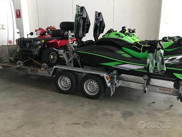 CARRELLO PORTA DUE MOTO D’ACQUA E QUAD