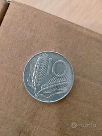10 centesimi lire spiga, errore conio rarissimo