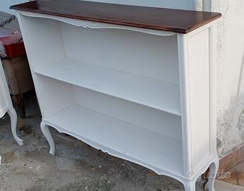 coppia di libreria shabby chic