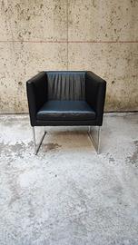 Poltroncina pelle B&B ITALIA design A. Citterio