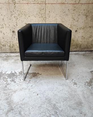 Poltroncina pelle B&B ITALIA design A. Citterio