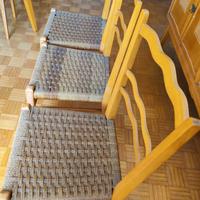 Mobili: Tavolo-Sedie-  anni '50