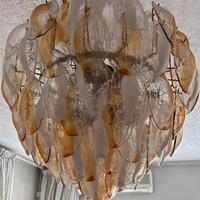 Lampadario vetro soffiato