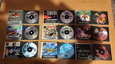 9 giochi Play Station 1 da collezione