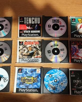 9 giochi Play Station 1 da collezione