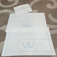 Lenzuolo matrimoniale corredo vintage