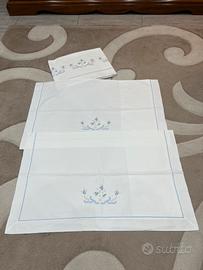 Lenzuolo matrimoniale corredo vintage