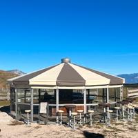 Tensostruttura voliera apres ski