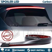 SPOILER LED Posteriore per FIAT Fibra di CARBONIO