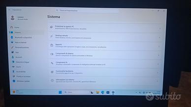 Portatile LENOVO 14 FHD 512 ROM NERO COME NUOVO