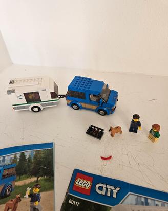 set LEGO City 60117 (Furgone e Caravan)