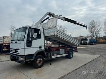 IVECO EUROCARGO 100 E 15 RIBALTABILE + GRU