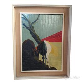 Quadro Coppia di Asini al Tramonto - Dalla Zorza