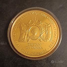 CORONA TRISTAN DA CUNHA 1978 ARGENTO FDC