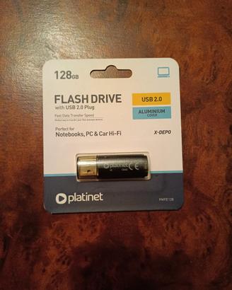 chiavetta 128gb platinet