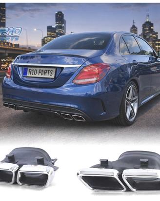 TERMINALI DI SCARICO MERCEDES CLASSE C W205 14-21 