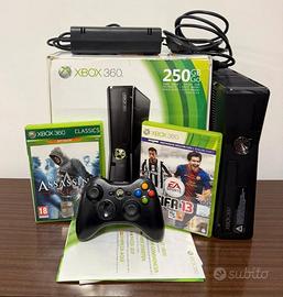 XBOX 360 S Microsoft Console 250 GB Completa Top