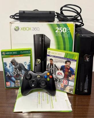 XBOX 360 S Microsoft Console 250 GB Completa Top