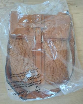 BORSA  VERA PELLE 100% intrecciata Caleidos